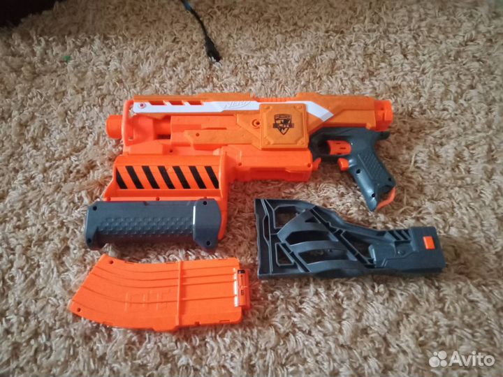 Бластер nerf elite dmolisher 2-IN-1