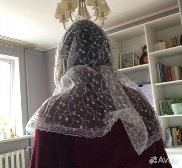 Платок православный С Биркой