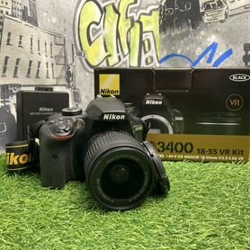 Nikon D3400 + Kit AF-P DX 18-55mm G VR 2.600 кадров