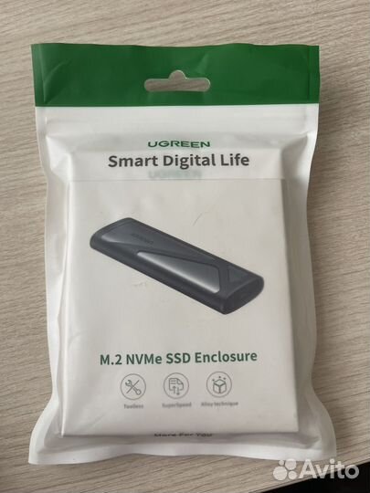 Корпус case ugreen для SSD М.2 NVMe