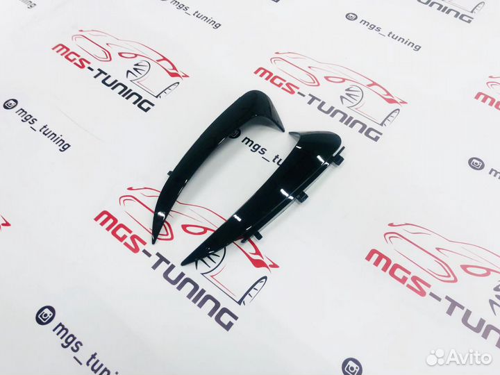 Плавники в задний бампер на C-Coupe C205