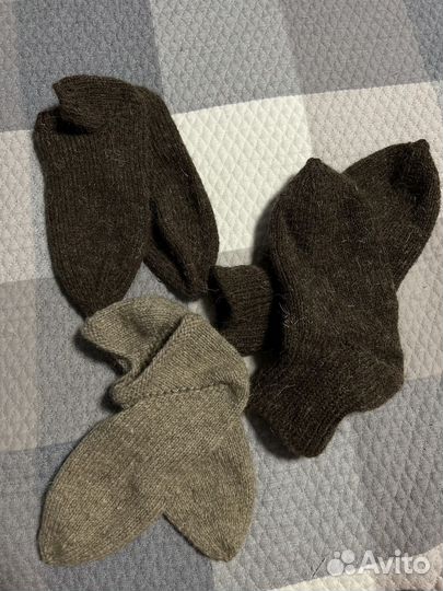 Носки ручной вязки шерстяные