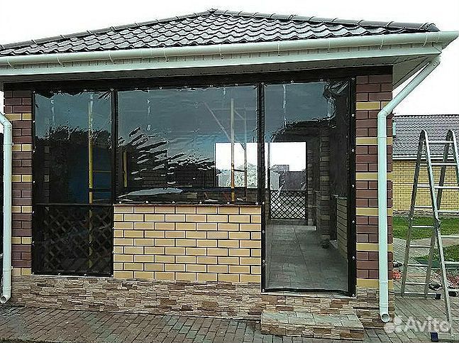 Шторы гибкие для беседки