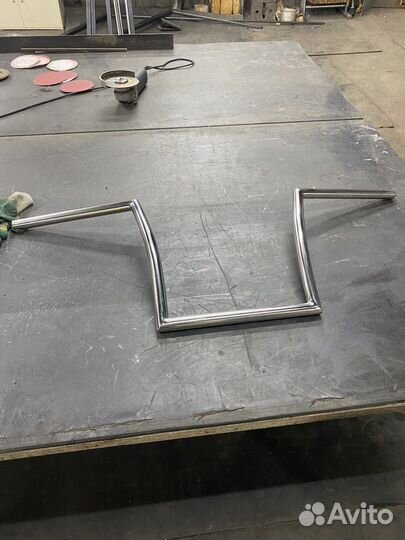 Руль на мотоцикл (нержавейка)