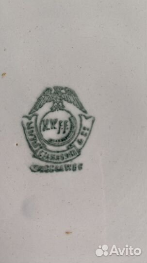 Старинная тарелка царская россия редкое клеймо