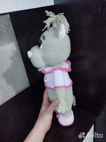Мягкая игрушка бегемот