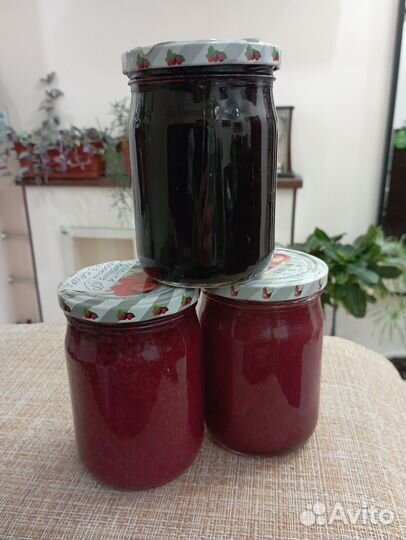 Варенье без сахара (со стевией) и с сахаром (1:1)