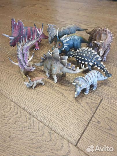 Динозавры Schleich/Papo/Safari снятость, 26 штук