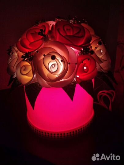 Ростовые цветы светильники