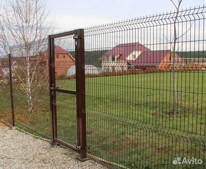 Забор из 3D сетки профессионально качественно