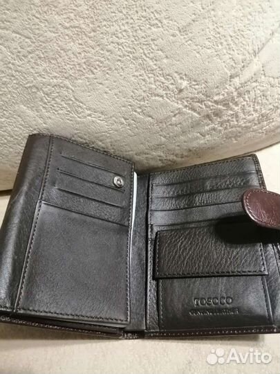 Мужской портмоне, кожа