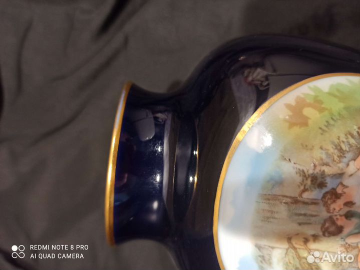 Ваза. Ваза кобальт. Ваза кобальт Германия