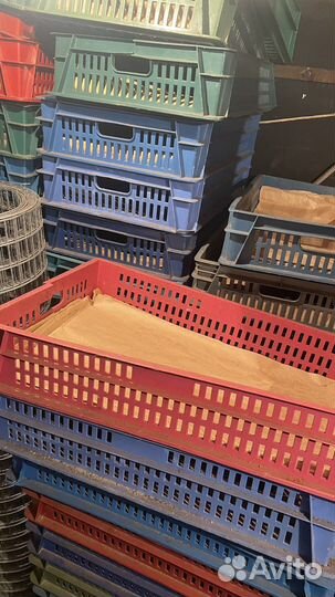 Поддоны, ящики пластиковые