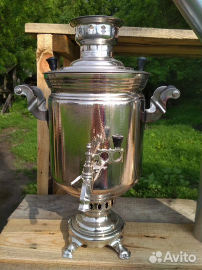 Самовар угольный новый