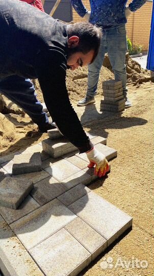 Тротуарная плитка Крупноформатная