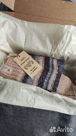 Носки шерстяные ручной работы