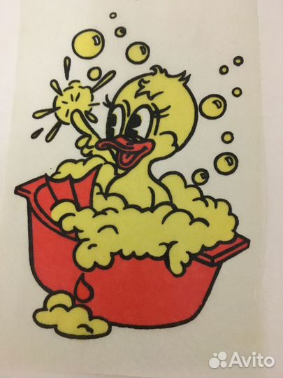 Термонаклейка на одежду «Утёнок»