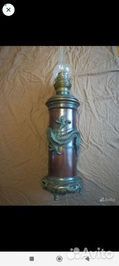 Лампа керосиновая антиквариат