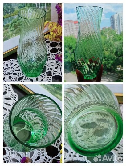 Цветное, резное стекло СССР