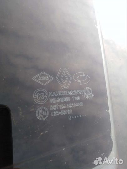Стёкла задней левой двери Renault koleos