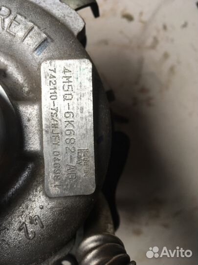 Турбина Focus ll 1.8tdci C-Max 4m5q-6k682-ag