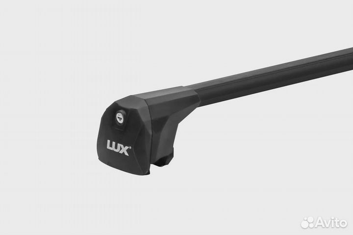 Багажник на крышу Lux Scout Black прижатый рейлинг