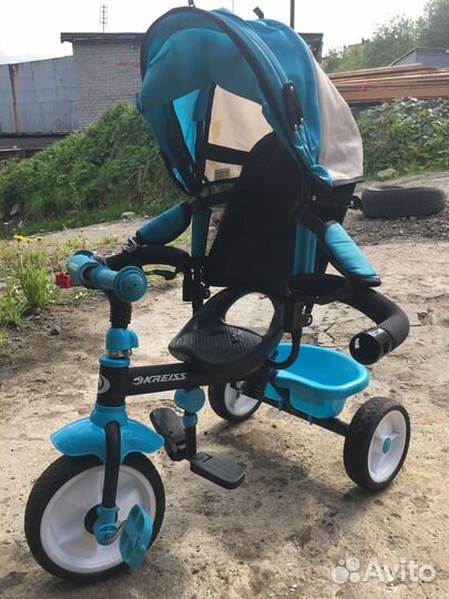 Трехколесный велосипед с родительской ручкой