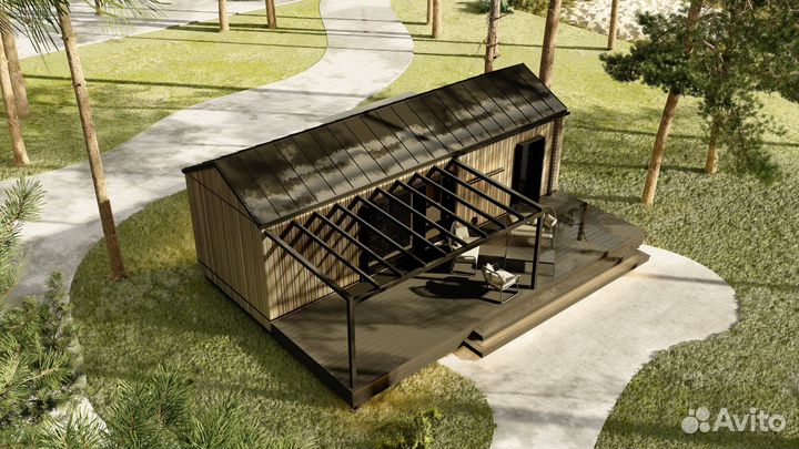 Быстровозводимый дом от 22 до 43 кв. м