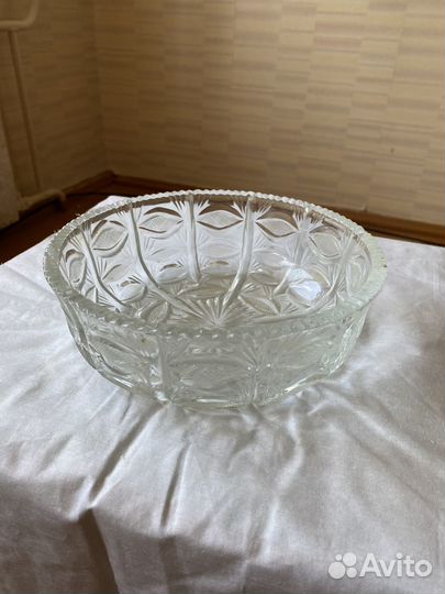 Хрустальное блюдо