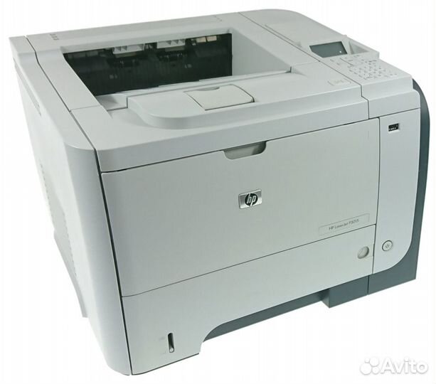 Лазерный принтер HP LaserJet P3015dn, duplex, RJ45