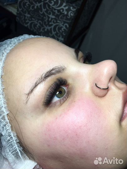 Наращивание ресниц на дому к себе