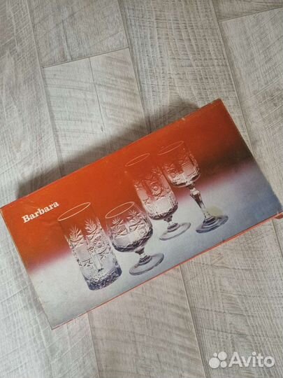 Хрустальные фужеры Barbara