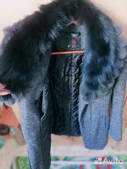 Пальто с натуральным мехом