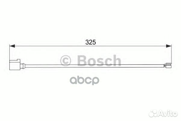 Датчик износа торм.колодок VW touareg 10- пер