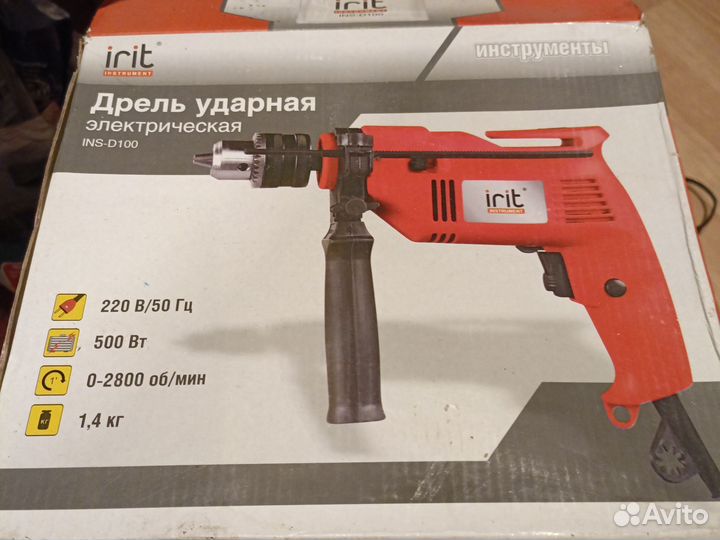 Дрель ударная irit