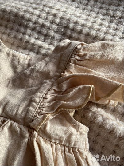 Платье хлопок для девочки zara hm
