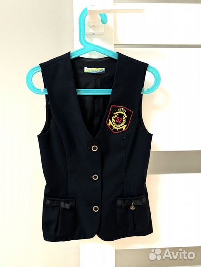 Школьная форма для девочки 128-140 синяя