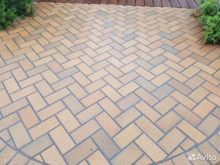 Клинкерная напольная плитка beige (240x115x10)