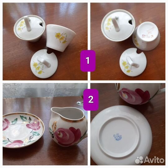 Кофейные, чайные чашки. Бокалы. Рюмки. СССР