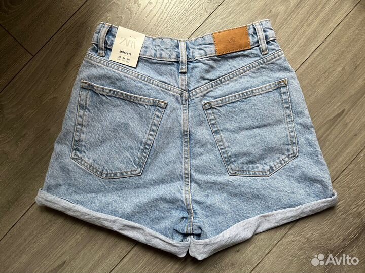 Шорты Zara mom fit