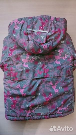 Зимний костюм для девочки 92