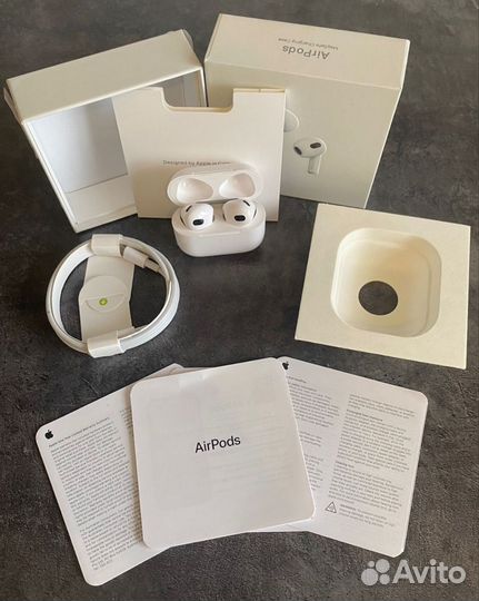 Беспроводные наушники apple airpods 3