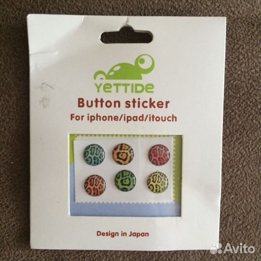 Новые наклейки для кнопки home на iPhone и iPad