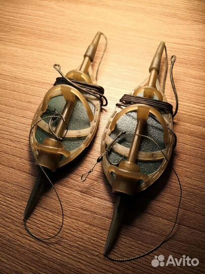 Карповый монтаж с флэт-кормушкой