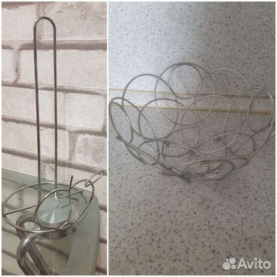 Подставка под полотенце и ваза для фруктов