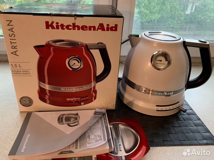 Чайник kitchenaid 5kek1522 artisian белый