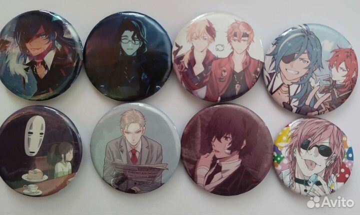 Значки с аниме