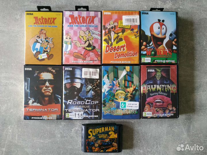 Картриджи Sega