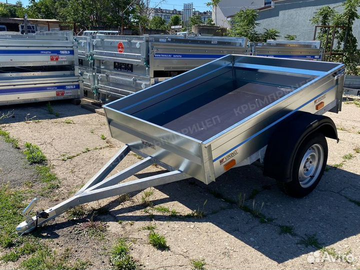 Прицеп бортовой Викинг 1217 с колесами