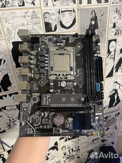 Материнская плата с процессором